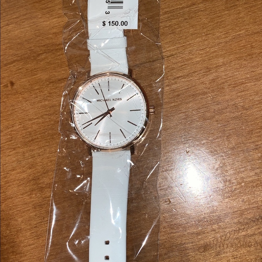 Pyper Rose Gold-Tone and Leather Watch